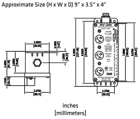Supresores de picos Maxivolt MV-300