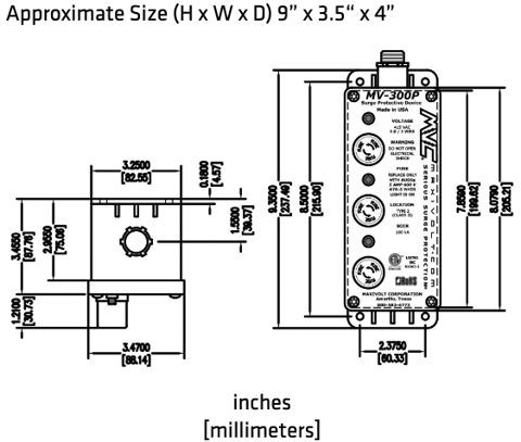 Supresores de picos Maxivolt MV-300P