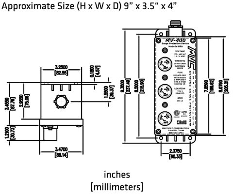Supresores de picos Maxivolt MV-400